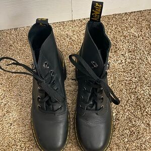 Dr. Martens Black Leather Boots 8